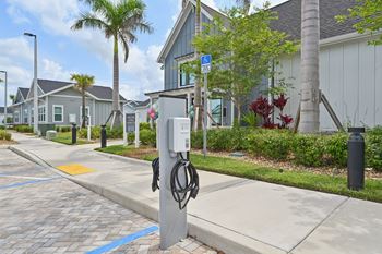 A charging station for electric vehicle